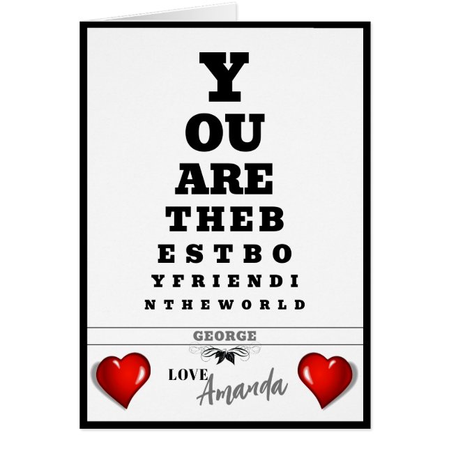 Birthday Eye Chart-Fun-Heart-Personalise-Man- (Front)