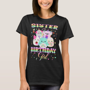 Birthday Family Squish Squad Sister Of The Birthda T-Shirt