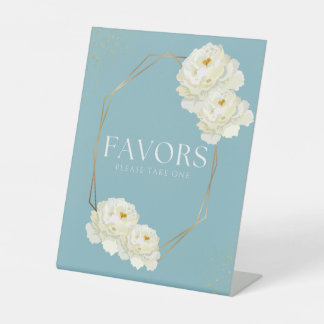Birthday Favours Pedestal Sign