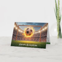 Birthday Fiery Soccer Ball