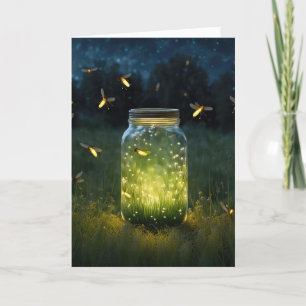 Birthday Firefly Jar Card