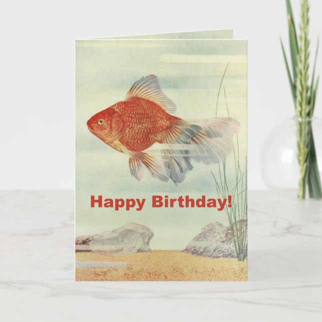 Birthday Fish Card (Front)