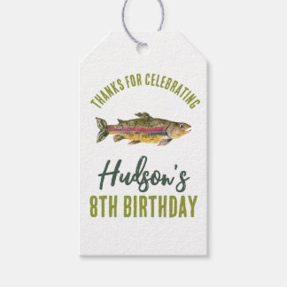 Birthday Fishing Favour Tags