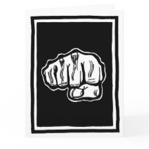 Birthday Fist Bump greeting card by FacePrints