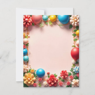 Birthday Flat Card