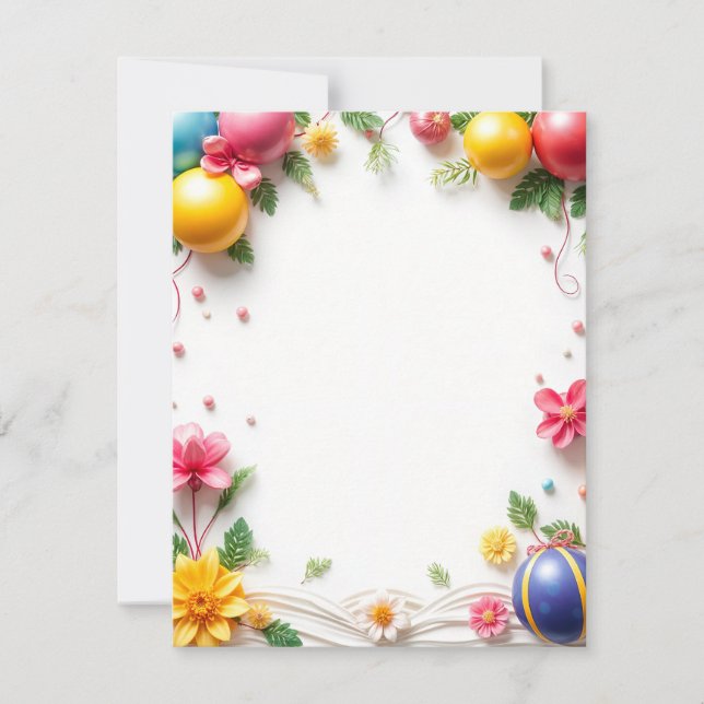 Birthday Flat Card (Front)