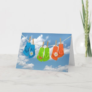 Birthday Flip-flops Card