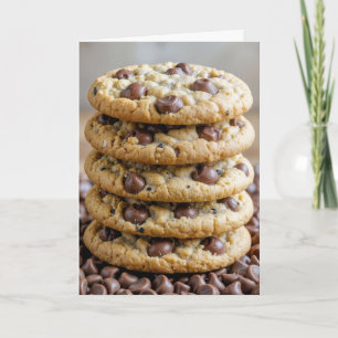Birthday for Friend Chocolate Chip Cookies Card