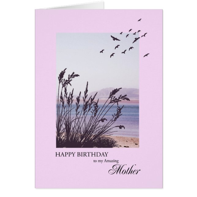Birthday for Mother, seaside scene (Front)