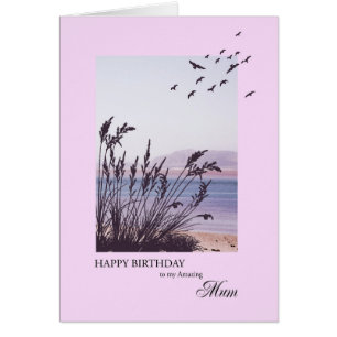 Birthday for Mum, seaside scene