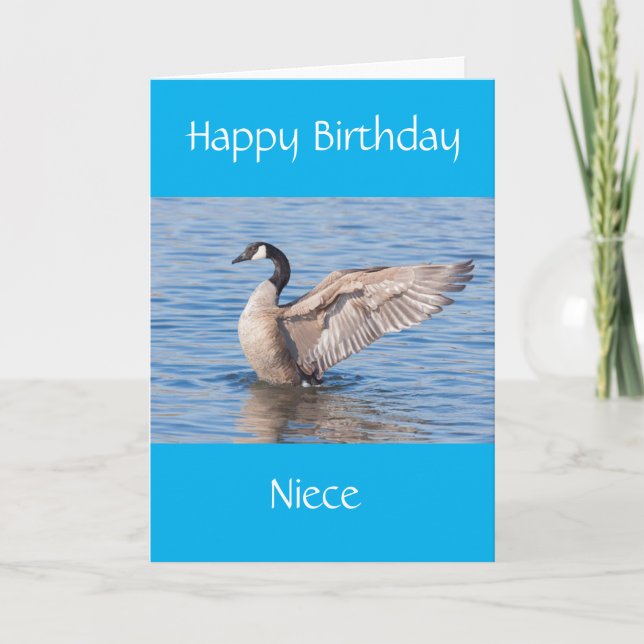 **BIRTHDAY FOR MY NIECE** Card (Front)