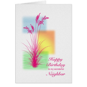 Birthday for Neighbour, grasses scene