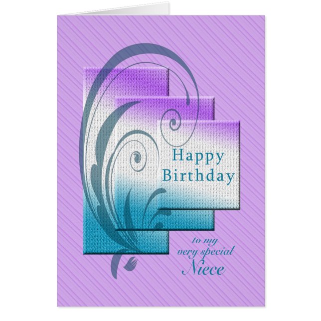 Birthday for niece, modern and chic (Front)