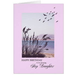 Birthday for Step Daughter, seaside scene