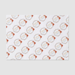 Birthday Fox Wreath Tissue Paper