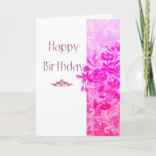Birthday Friend (pink) Card