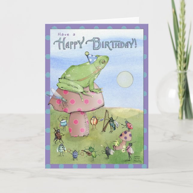 Birthday Frog Card (Front)