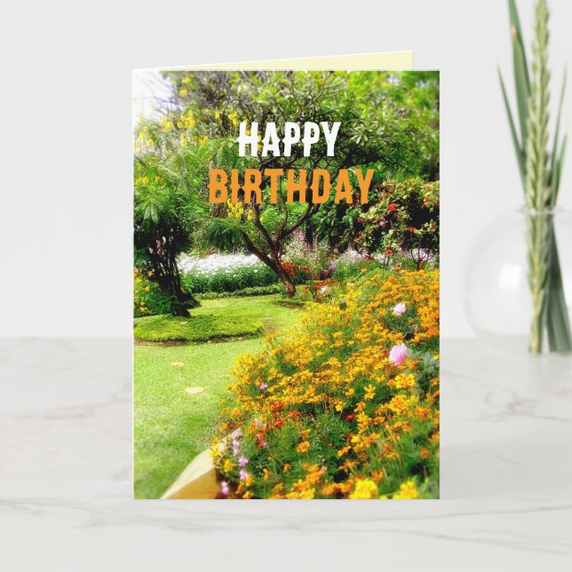 Birthday Garden Card (Front)