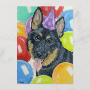 Birthday German Shepherd Card