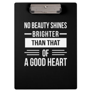 Birthday Gift A Good Heart Clipboard