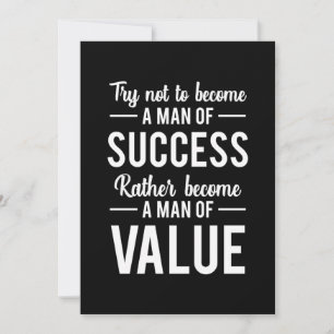 Birthday Gift A Man Of Success Invitation