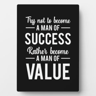 Birthday Gift A Man Of Success Plaque