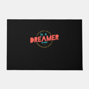Birthday Gift A Successful Person Is A Dreamer Doormat