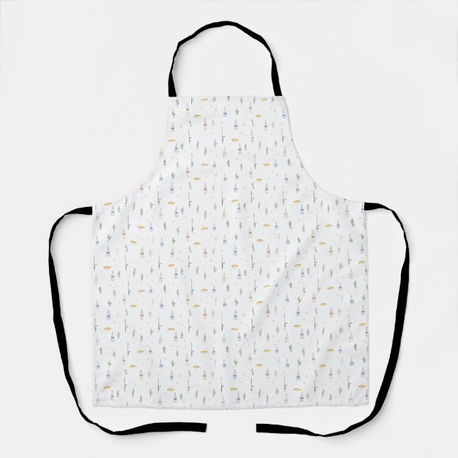 Birthday Gift | Always Think Like A Fish Apron (Front)