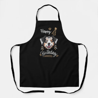 Birthday Gift Australian Shepherd Apron