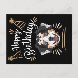 Birthday Gift Australian Shepherd Postcard