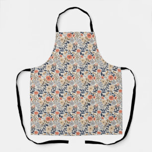 Birthday Gift Beige, Pink, and Orange Apron