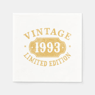 Birthday Gift Best Limited for the 1993s Napkin