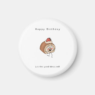 Birthday gift, cake magnet, funny gift magnet