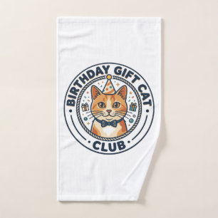 Birthday Gift Cat Cat Lover Gift - Birthday Gift C Hand Towel