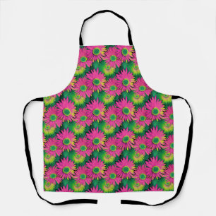 Birthday Gift Colourful Daisy Flower Arrangement Apron