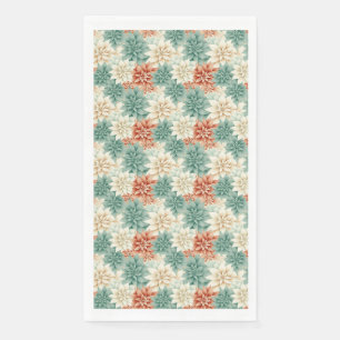 Birthday Gift Colourful Floral Seamless Napkin