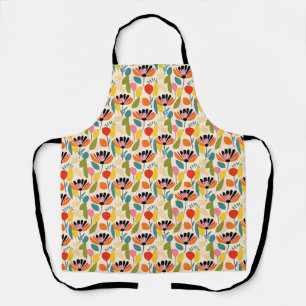 Birthday Gift   Colourful Flower Seamless Apron