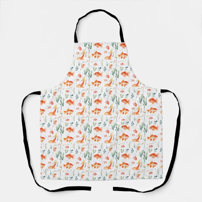 Birthday Gift | Fish All Day Apron (Front)