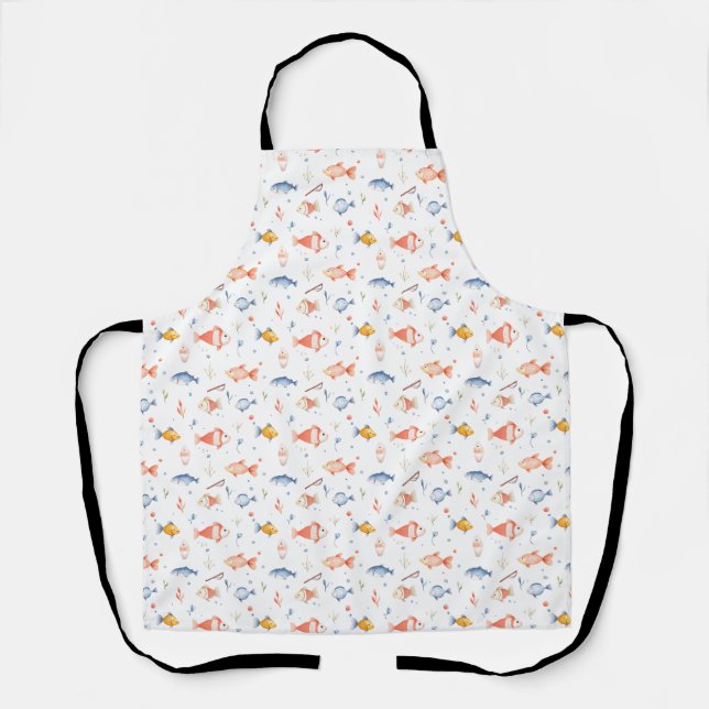 Birthday Gift | Fishing May Not Be Everything Apron (Front)