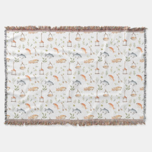 Birthday Gift Fishing With Me Throw Blanket