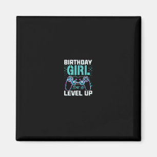 Birthday Gift For Girl Time To Level Up Cool Video Magnet