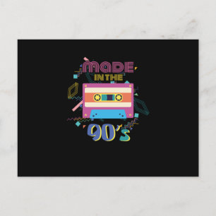 Birthday Gift for Women and Men Made in the 90s Bd Postcard