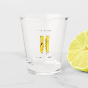 Birthday gift, friendchip gift. Happy Birthday Shot Glass