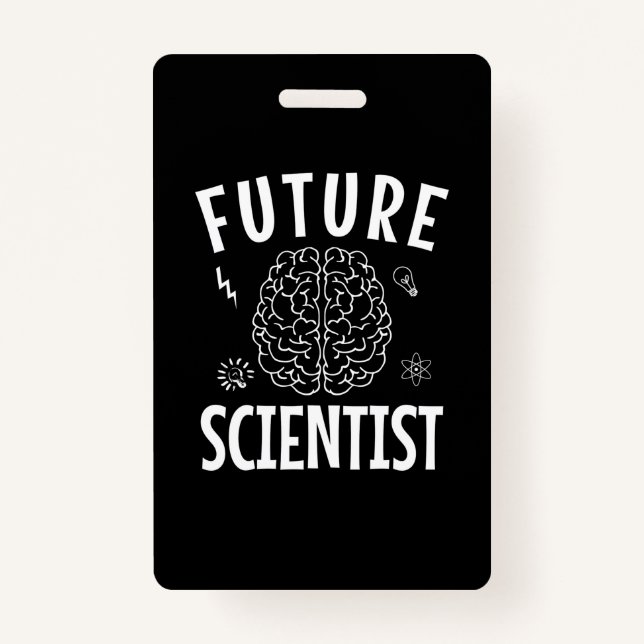 Birthday Gift | Future Scientist ID Badge (Front)