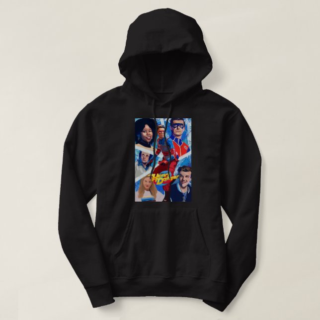 Birthday Gift Henry Danger Poster Streetwear Boys  Hoodie (Design Front)