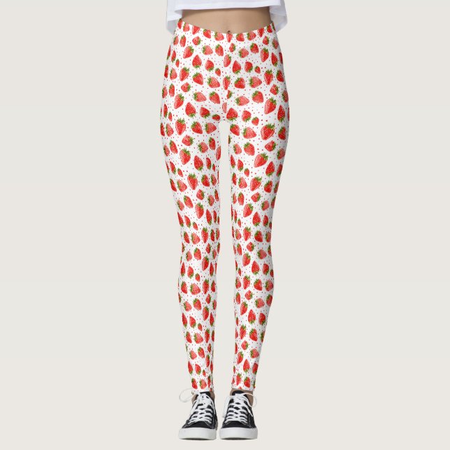 Birthday Gift | I Like You Berry Much Leggings (Front)