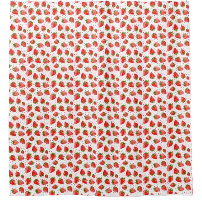 Birthday Gift | I Like You Berry Much Shower Curtain (Front)