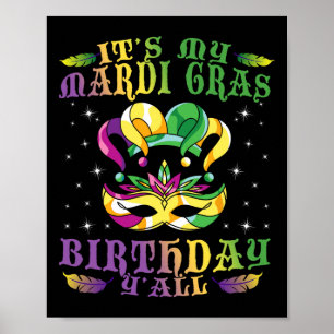 Birthday Gift Idea Celebration Masquerade Costume Poster