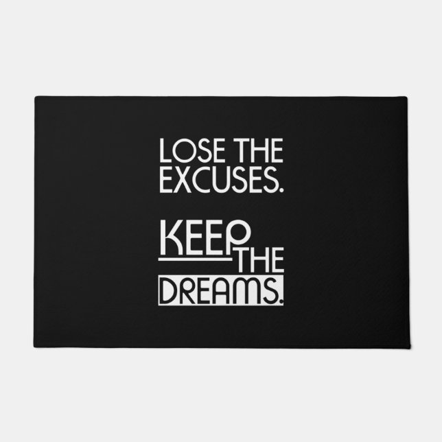 Birthday Gift Keep The Dreams Doormat (Front)