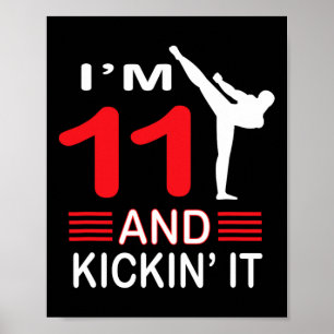 Birthday Gift Martial Arts Gift Boys Girls 1  Poster